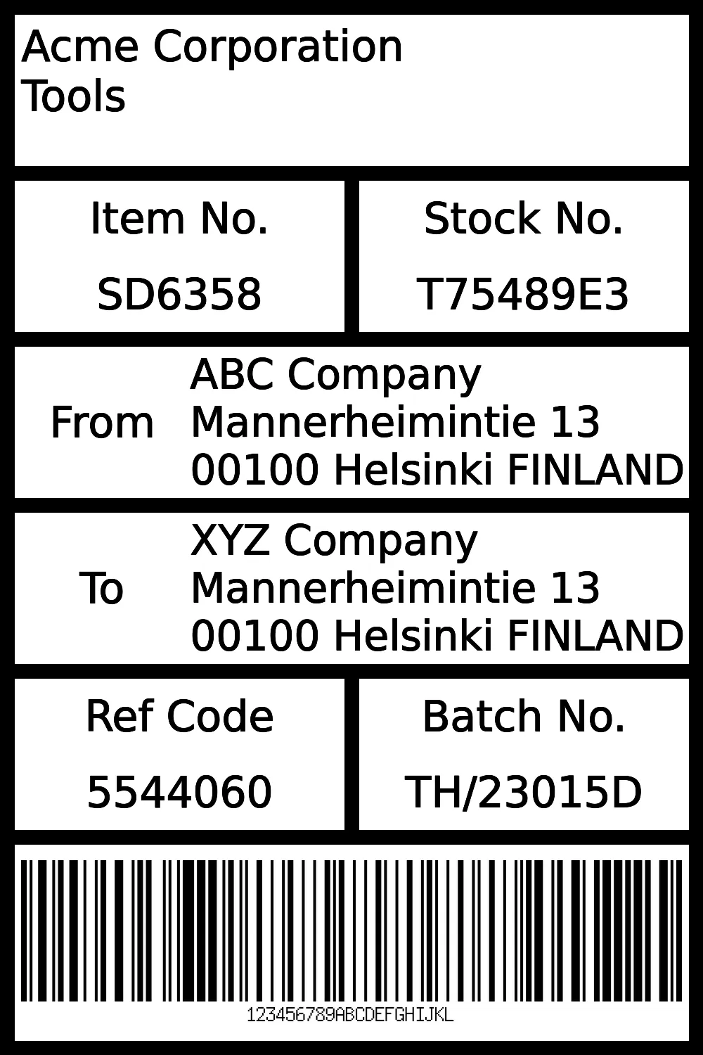 Example output image