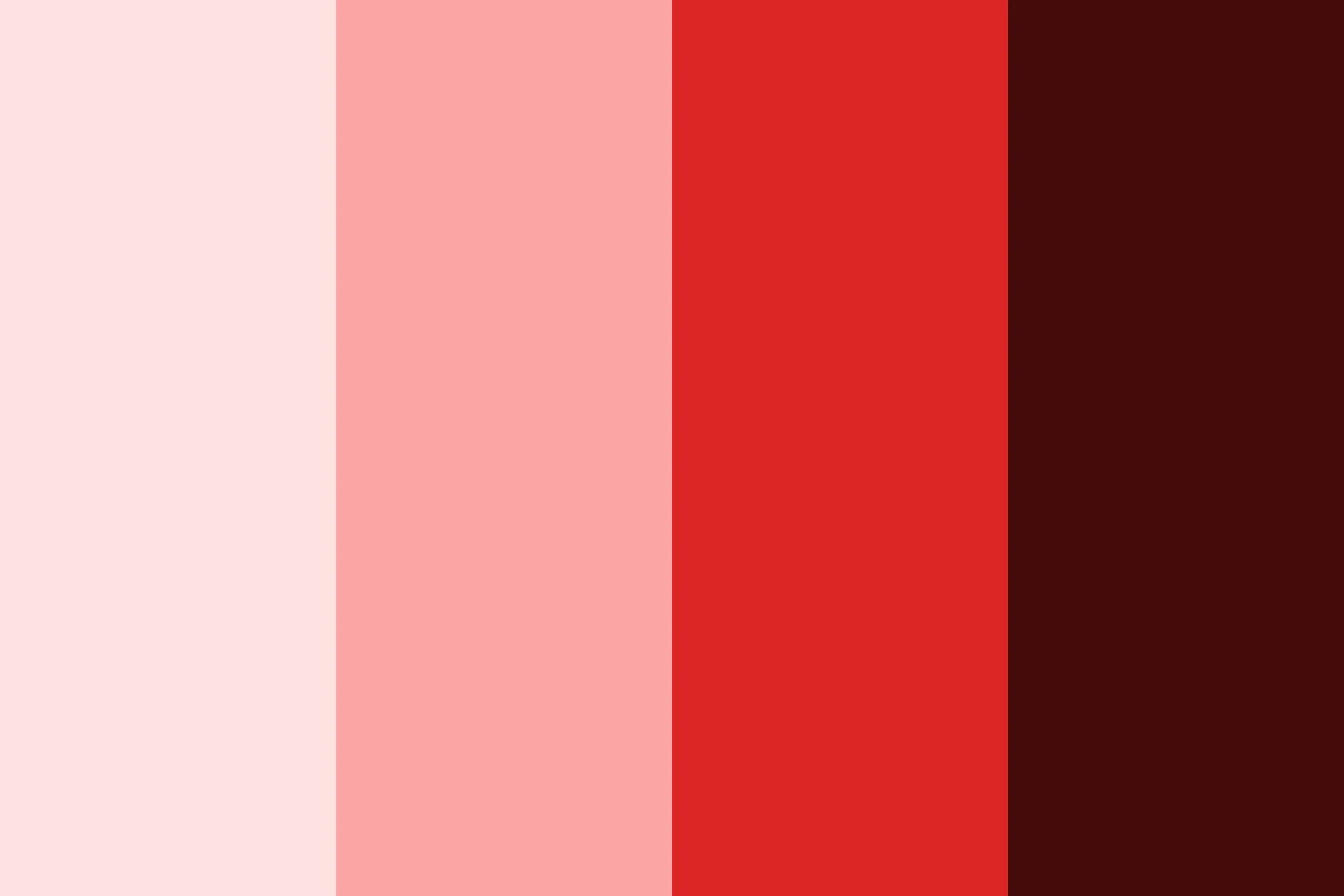 Four rectangles placed side-by-side horizontally, each taking an equal share of the width